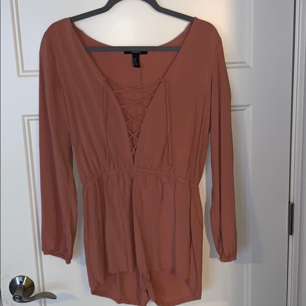 Orange Romper